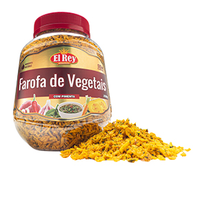 Farofa de Vegetais EL REY com pimenta